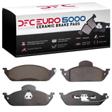 Dynamic Friction 1998-2005 Mercedes-Benz ML320 Front Euro 5000 Ceramic Brake Pads by Dynamic Friction Company 1600-0760-00