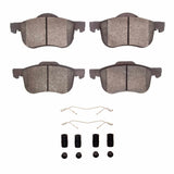 Dynamic Friction 1999-2009 Volvo S60/S80/V70/XC70 Front Euro 5000 Ceramic Brake Pads and Hardware Kit by Dynamic Friction Company 1600-0794-01