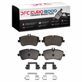 Dynamic Friction 2001-2015 Mercedes-Benz C280 Front Euro 5000 Ceramic Brake Pads and Hardware Kit by Dynamic Friction Company 1600-0872-02
