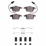 Dynamic Friction 2000-2011 Audi A4 (Mexico) Front Euro 5000 Ceramic Brake Pads and Hardware Kit by Dynamic Friction Company 1600-0915-11