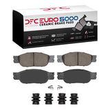 Dynamic Friction 2003-2005 Jaguar XJ8 Front Euro 5000 Ceramic Brake Pads and Hardware Kit by Dynamic Friction Company 1600-0933-01