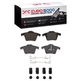Dynamic Friction 2003-2014 Volvo XC90 Rear Euro 5000 Ceramic Brake Pads and Hardware Kit by Dynamic Friction Company 1600-0980-01