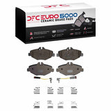 Dynamic Friction 2003-2009 Mercedes-Benz E350 Front Euro 5000 Ceramic Brake Pads and Hardware Kit by Dynamic Friction Company 1600-0987-01