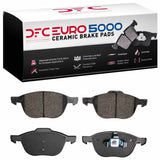Dynamic Friction 2004-2022 Ford Escape Front Euro 5000 Ceramic Brake Pads by Dynamic Friction Company 1600-1044-00