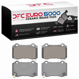 Dynamic Friction 2004-2025 Cadillac STS Rear Euro 5000 Ceramic Brake Pads by Dynamic Friction Company 1600-1053-00