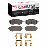 Dynamic Friction 2015-2015 Subaru Legacy Front Euro 5000 Ceramic Brake Pads and Hardware Kit by Dynamic Friction Company 1600-1078-02