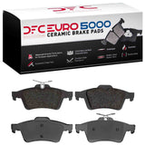 Dynamic Friction 2003-2023 Cadillac BLS (Mexico) Rear Euro 5000 Ceramic Brake Pads by Dynamic Friction Company 1600-1095-00