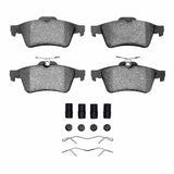 Dynamic Friction 2003-2023 Cadillac BLS (Mexico) Rear Euro 5000 Ceramic Brake Pads and Hardware Kit by Dynamic Friction Company 1600-1095-01