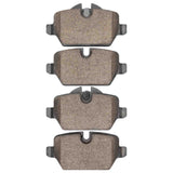 Dynamic Friction 2005-2016 BMW 120i (Mexico) Rear Euro 5000 Ceramic Brake Pads by Dynamic Friction Company 1600-1226-00