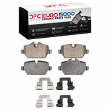 Dynamic Friction 2005-2016 BMW 120i (Mexico) Rear Euro 5000 Ceramic Brake Pads and Hardware Kit by Dynamic Friction Company 1600-1226-01