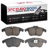 Dynamic Friction 2006-2018 Jaguar XF Front Euro 5000 Ceramic Brake Pads by Dynamic Friction Company 1600-1241-00