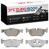 Dynamic Friction 2006-2015 BMW 328i xDrive Rear Euro 5000 Ceramic Brake Pads by Dynamic Friction Company 1600-1267-00