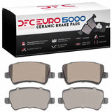 Dynamic Friction 2007-2018 Land Rover LR2 Rear Euro 5000 Ceramic Brake Pads by Dynamic Friction Company 1600-1307-00