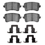 Dynamic Friction 2008-2017 Audi A4 (USA/Canada) Rear Euro 5000 Ceramic Brake Pads and Hardware Kit by Dynamic Friction Company 1600-1386-01