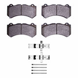 Dynamic Friction 2012-2025 Dodge Challenger Front Euro 5000 Ceramic Brake Pads and Hardware Kit by Dynamic Friction Company 1600-1405-02
