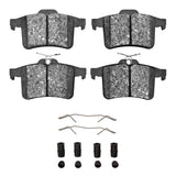 Dynamic Friction 2010-2019 Jaguar XKR-S Rear Euro 5000 Ceramic Brake Pads and Hardware Kit by Dynamic Friction Company 1600-1449-01