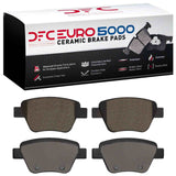 Dynamic Friction 2005-2018 Audi A3 Quattro Rear Euro 5000 Ceramic Brake Pads by Dynamic Friction Company 1600-1456-00