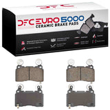 Dynamic Friction 2010-2015 Chevrolet Camaro Front Euro 5000 Ceramic Brake Pads by Dynamic Friction Company 1600-1474-00