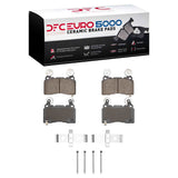 Dynamic Friction 2010-2015 Chevrolet Camaro Front Euro 5000 Ceramic Brake Pads and Hardware Kit by Dynamic Friction Company 1600-1474-01