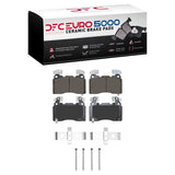 Dynamic Friction 2012-2017 Chevrolet SS Front Euro 5000 Ceramic Brake Pads and Hardware Kit by Dynamic Friction Company 1600-1474-13