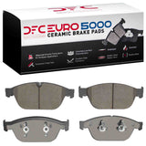 Dynamic Friction 2011-2018 Audi A8 Front Euro 5000 Ceramic Brake Pads by Dynamic Friction Company 1600-1546-00