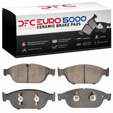 Dynamic Friction 2012-2018 Audi A8 Front Euro 5000 Ceramic Brake Pads by Dynamic Friction Company 1600-1549-00
