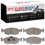 Dynamic Friction 2012-2019 Fiat 500 (USA/Canada) Front Euro 5000 Ceramic Brake Pads by Dynamic Friction Company 1600-1568-00