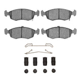 Dynamic Friction 2012-2019 Fiat 500 (USA/Canada) Front Euro 5000 Ceramic Brake Pads and Hardware Kit by Dynamic Friction Company 1600-1568-01