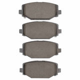 Dynamic Friction 2012-2020 Chrysler Town & Country Rear Euro 5000 Ceramic Brake Pads by Dynamic Friction Company 1600-1596-00
