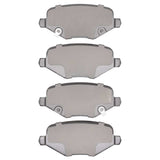 Dynamic Friction 2009-2016 Chrysler Town & Country Rear Euro 5000 Ceramic Brake Pads by Dynamic Friction Company 1600-1719-00