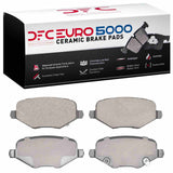 Dynamic Friction 2009-2016 Chrysler Town & Country Rear Euro 5000 Ceramic Brake Pads by Dynamic Friction Company 1600-1719-00