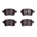 Dynamic Friction 2014-2019 Fiat 500L Rear Euro 5000 Ceramic Brake Pads by Dynamic Friction Company 1600-1722-00