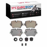 Dynamic Friction 2014-2024 Jaguar F-Type Rear Euro 5000 Ceramic Brake Pads and Hardware Kit by Dynamic Friction Company 1600-1753-01