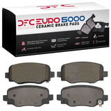 Dynamic Friction 2015-2025 Alfa Romeo Tonale Rear Euro 5000 Ceramic Brake Pads by Dynamic Friction Company 1600-1809-00