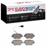 Dynamic Friction 2014-2016 Maserati Ghibli Rear Euro 5000 Ceramic Brake Pads by Dynamic Friction Company 1600-1851-00