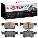 Dynamic Friction 2016-2025 Acura RDX Rear Euro 5000 Ceramic Brake Pads by Dynamic Friction Company 1600-1878-00