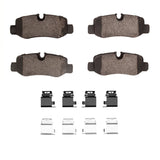 Dynamic Friction 2016-2023 Mercedes-Benz Metris Rear Euro 5000 Ceramic Brake Pads and Hardware Kit by Dynamic Friction Company 1600-1893-01