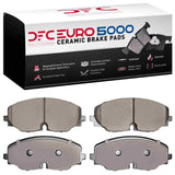 Dynamic Friction 2018-2025 Volkswagen Atlas/Atlas Cross Sport Front Euro 5000 Ceramic Brake Pads by Dynamic Friction Company 1600-2074-00
