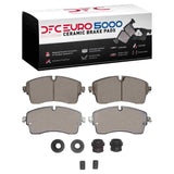Dynamic Friction 2018-2025 Jaguar E-Pace Front Euro 5000 Ceramic Brake Pads and Hardware Kit by Dynamic Friction Company 1600-2133-01