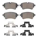 Dynamic Friction 2020-2025 Audi A4 (USA/Canada) Rear Euro 5000 Ceramic Brake Pads and Hardware Kit by Dynamic Friction Company 1600-2364-02