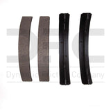 Dynamic Friction 1958-1964 Volkswagen Karmann Ghia Rear Premium Service Shoes by Dynamic Friction Company 1901-0168-00