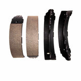 Dynamic Friction 1972-1974 Toyota Hilux (USA/Canada) Rear Premium Service Shoes by Dynamic Friction Company 1901-0414-00
