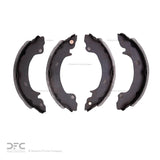 Dynamic Friction 1988-1992 Hyundai Scoupe Rear Premium Service Shoes by Dynamic Friction Company 1901-0620-00