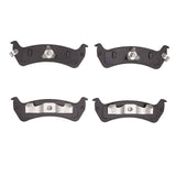 Dynamic Friction 1990-1991 Nissan Axxess Rear Premium Service Shoes by Dynamic Friction Company 1901-0625-00