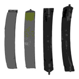 Dynamic Friction 2017-2024 Nissan Titan Parking Brake Parking Shoes by Dynamic Friction Company 1902-1104-00