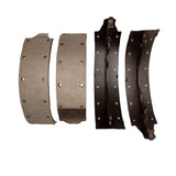 Dynamic Friction 1960-1962 Chevrolet 40 Front Premium Riveted Shoes by Dynamic Friction Company 1903-0248-00
