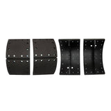 Dynamic Friction 1983-1999 Ford B800 Rear Premium Riveted Shoes by Dynamic Friction Company 1903-0544-00