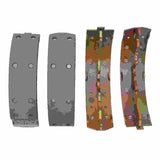 Dynamic Friction 1980-2002 Buick ACHIEVA Rear Premium Riveted Shoes by Dynamic Friction Company 1903-0553-00