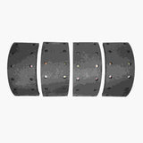 Dynamic Friction 1988-1994 Chevrolet W5500 Tiltmaster (w/Front Drum Brakes) Rear Premium Riveted Shoes by Dynamic Friction Company 1903-0669-00