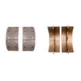 Dynamic Friction 1996-2004 Mitsubishi Fuso FH Series Front Premium Riveted Shoes by Dynamic Friction Company 1903-0730-00